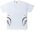 Buy Camiseta BAPE Side Space Camo Shark Blanca