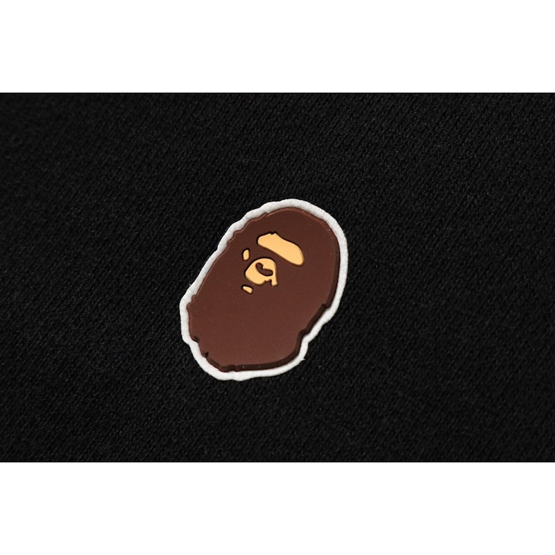 Order Sudadera con Capucha Negra Bape Silicon Ape Head Full Zip