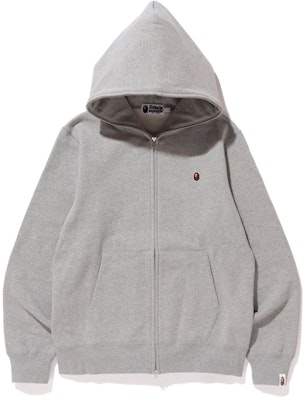 Bape Silicon Ape Head Full Zip Hoodie Kelabu Buy Bape Silicon Ape Head Full Zip Hoodie Kelabu