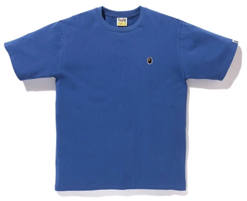 Bape Silicon Ape Head Satu Point Kemeja-T Biru Buy Bape Silicon Ape Head Satu Point Kemeja-T Biru