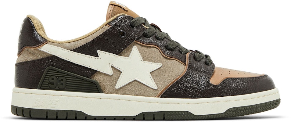 BAPE Sk8 Sta #13 'Beige' Kasut Skate Beige 1I70191004-BEI Buy BAPE Sk8 Sta #13 'Beige' Kasut Skate Beige 1I70191004-BEI