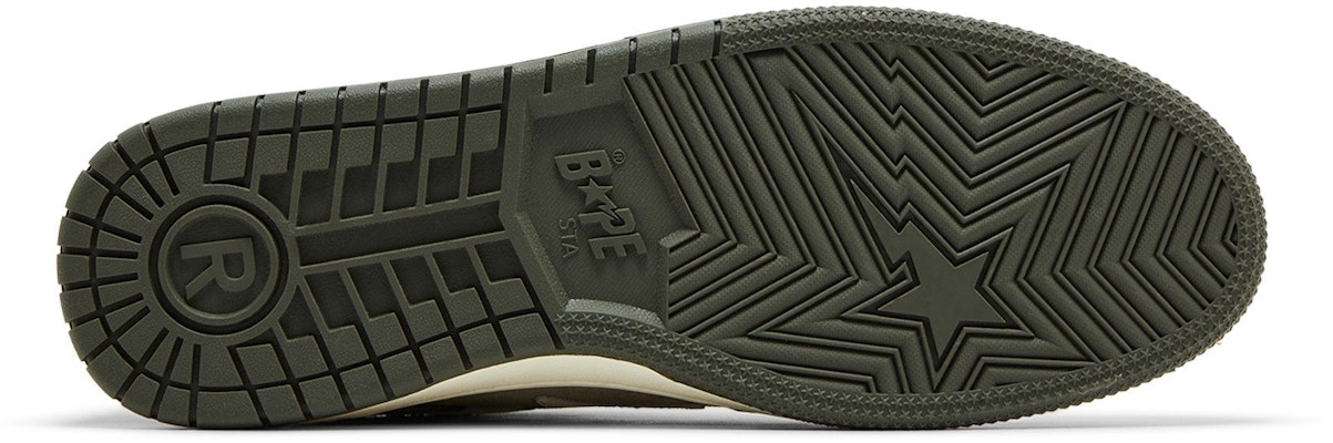 BAPE Sk8 Sta #13 'Beige' Kasut Skate Beige 1I70191004-BEI Shop BAPE Sk8 Sta #13 'Beige' Kasut Skate Beige 1I70191004-BEI