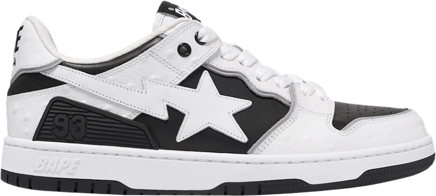 BAPE Sk8 Sta #1 'Faux Ostrich Leather Pack - Black' 1K30191308-BLK Buy BAPE Sk8 Sta #1 'Faux Ostrich Leather Pack - Black' 1K30191308-BLK