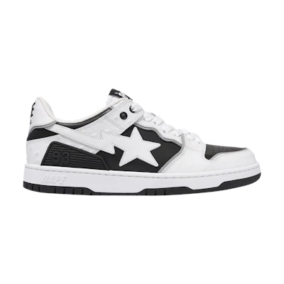 BAPE Sk8 Sta #1 'Faux Ostrich Leather Pack - Black'