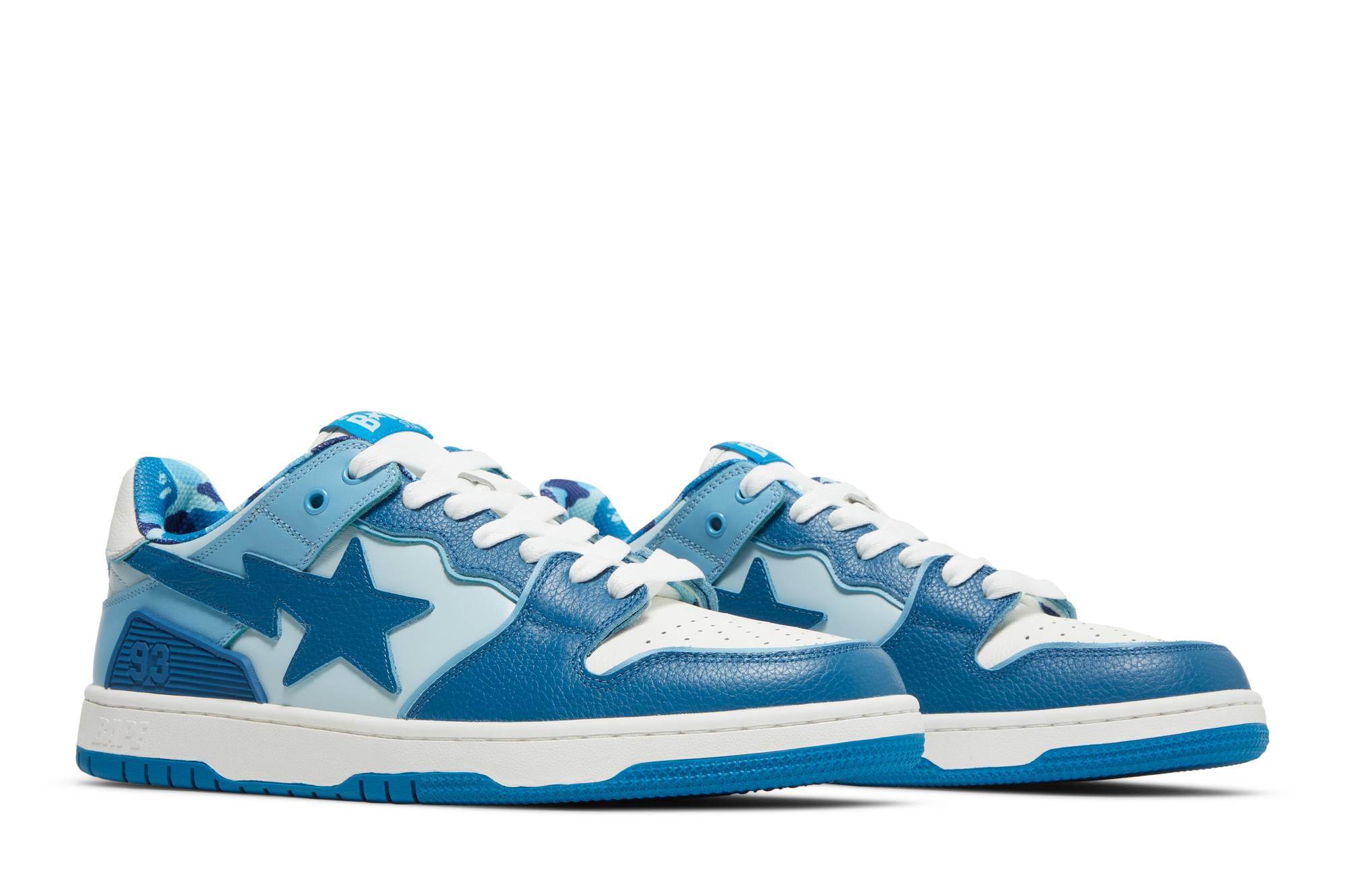 Cheap BAPE Sk8 Sta #2 'ABC迷彩-蓝色' 1I30191006-BLU