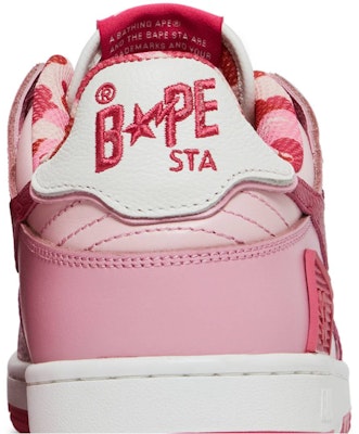 BAPE Sk8 Sta #2 ‘ABC迷彩 - 紅’ 1I30191006-RED Sizing BAPE Sk8 Sta #2 ‘ABC迷彩 - 紅’ 1I30191006-RED