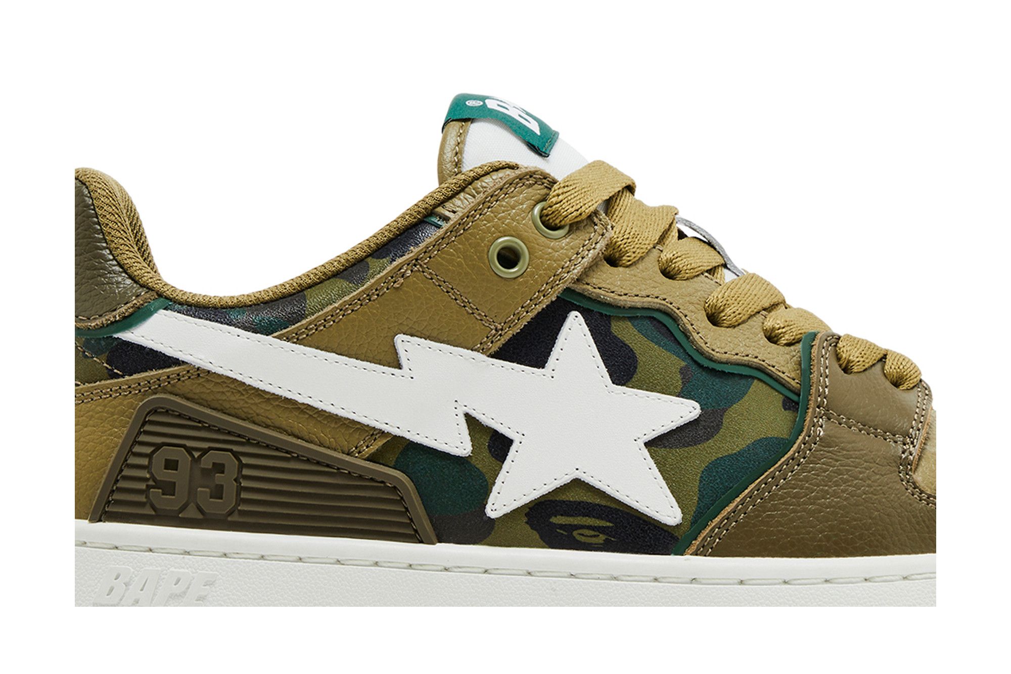 Order BAPE Sk8 Sta #4 M1 ''Olive Drab'' Chaussures 1J30191026-OLV