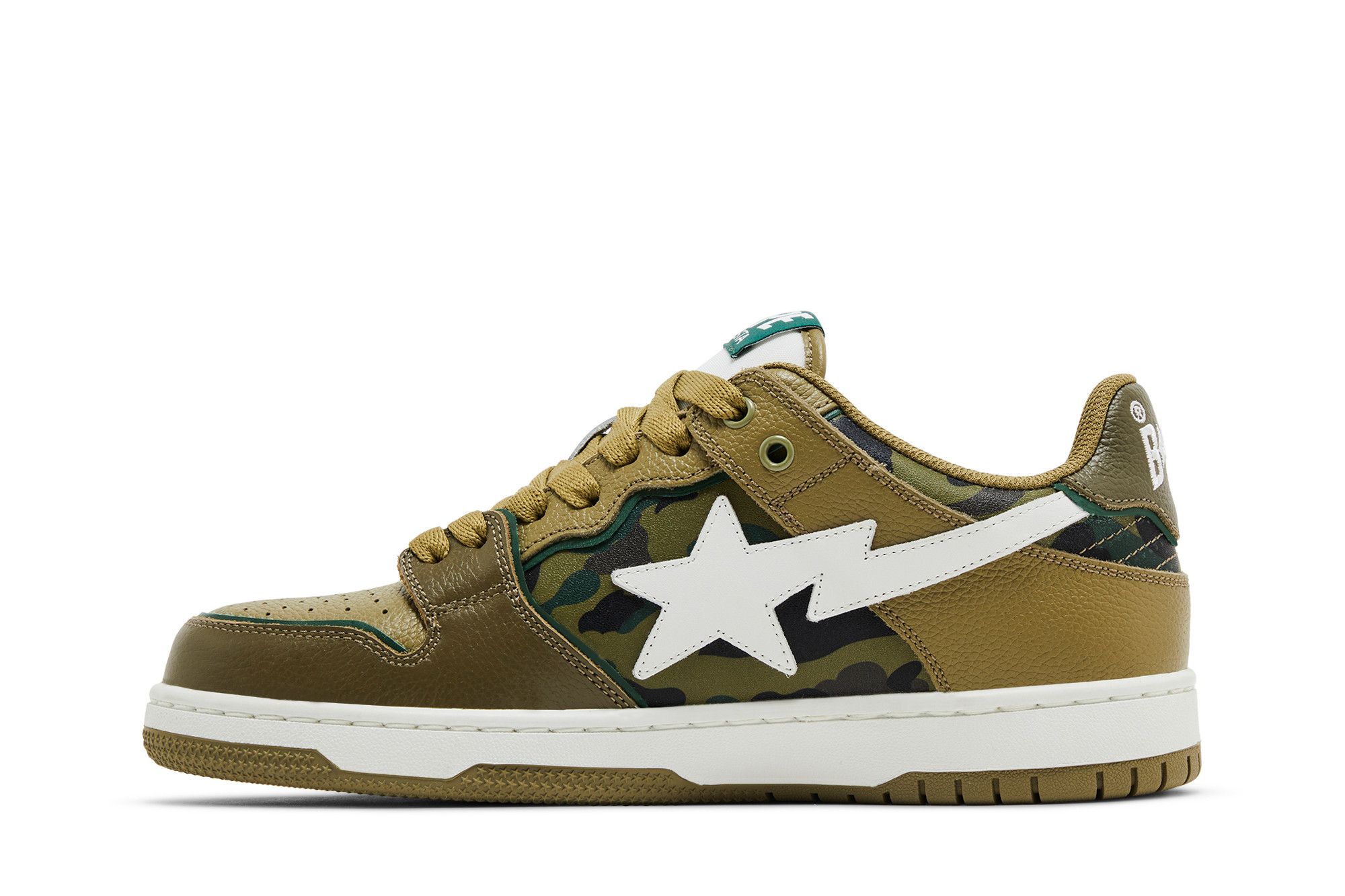 Lookbook BAPE Sk8 Sta #4 M1 ''Olive Drab'' Chaussures 1J30191026-OLV