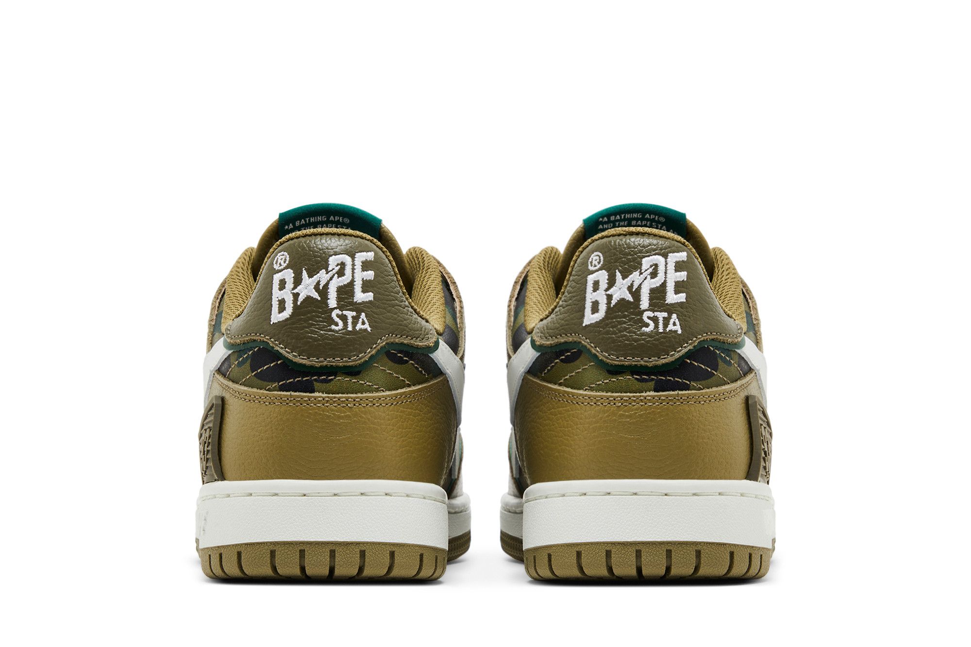 Details for BAPE Sk8 Sta #4 M1 ''Olive Drab'' Chaussures 1J30191026-OLV