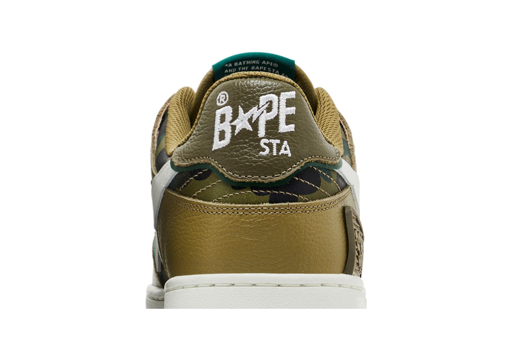 Sizing BAPE Sk8 Sta #4 M1 ''Olive Drab'' Chaussures 1J30191026-OLV