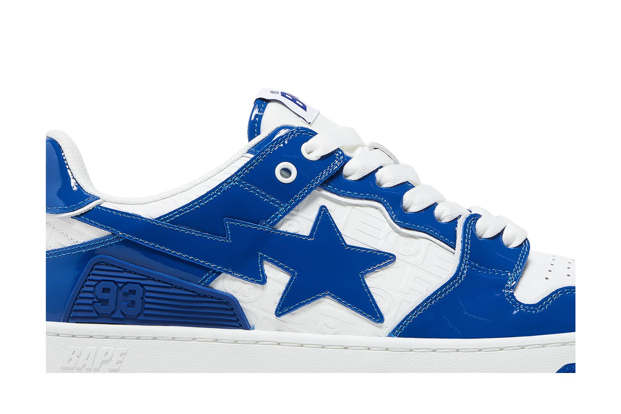 Order 베이프 스케잇 스타 #5 "럭스 스포츠 모노그램 - 블루" 1J20191003-BLU