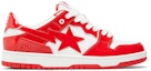 Buy BAPE SK8 STA #5 高級スポーツモノグラム (赤) 1J20191003-RED