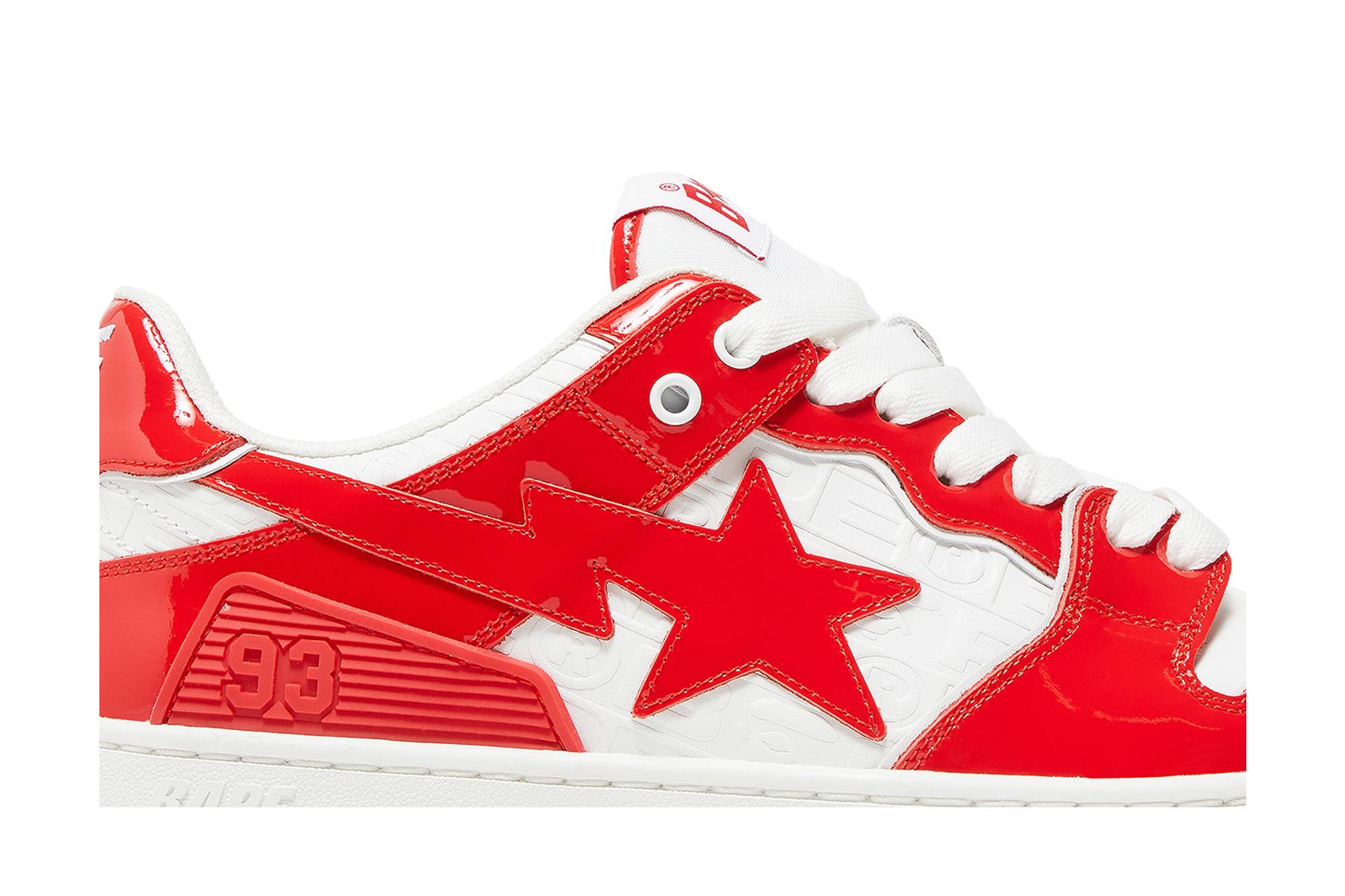 Order 베이프 스케이트 스테이 #5 '럭스 스포츠 모노그램 - 레드' 1J20191003-RED