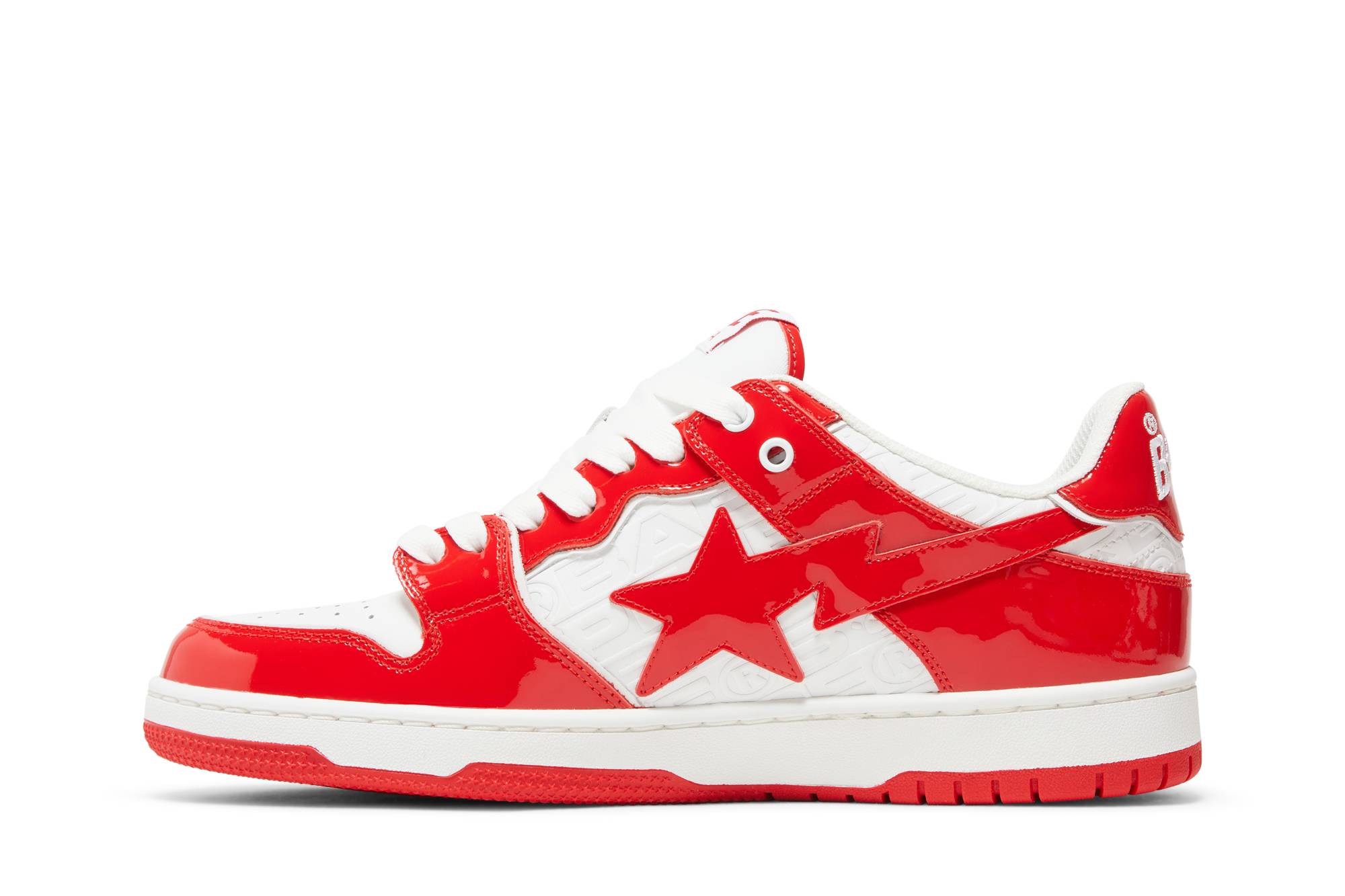 Lookbook 베이프 스케이트 스테이 #5 '럭스 스포츠 모노그램 - 레드' 1J20191003-RED