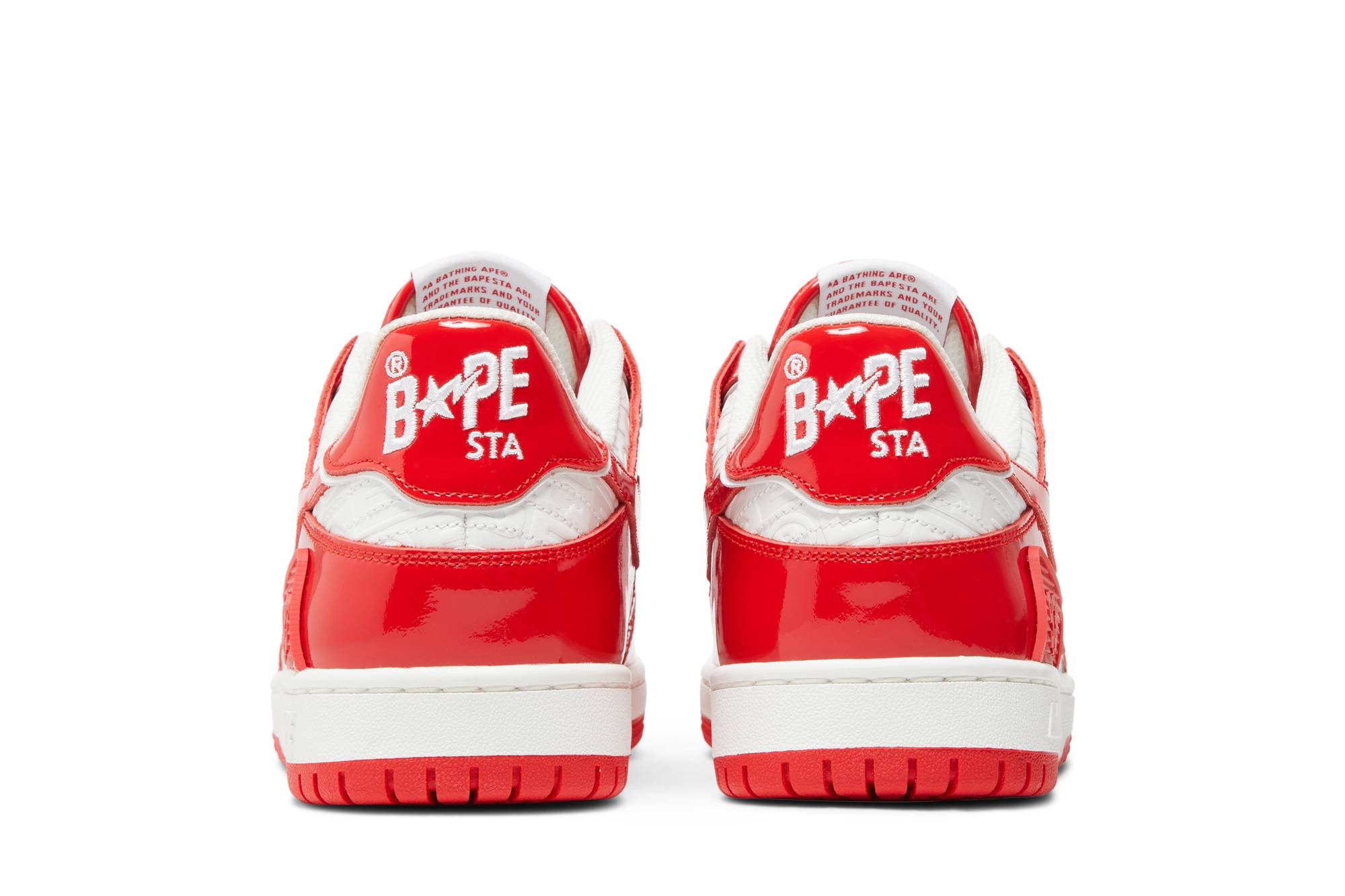 Details for 베이프 스케이트 스테이 #5 '럭스 스포츠 모노그램 - 레드' 1J20191003-RED
