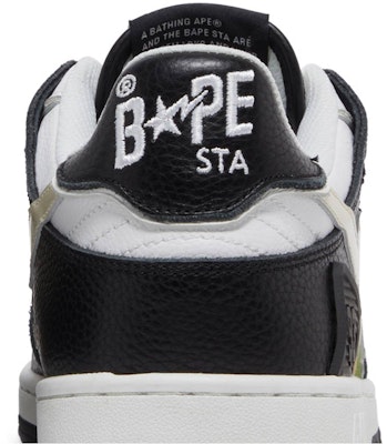BAPE Sk8 Sta "黑色迷彩版" 运动鞋 1I70191006 Sizing BAPE Sk8 Sta "黑色迷彩版" 运动鞋 1I70191006