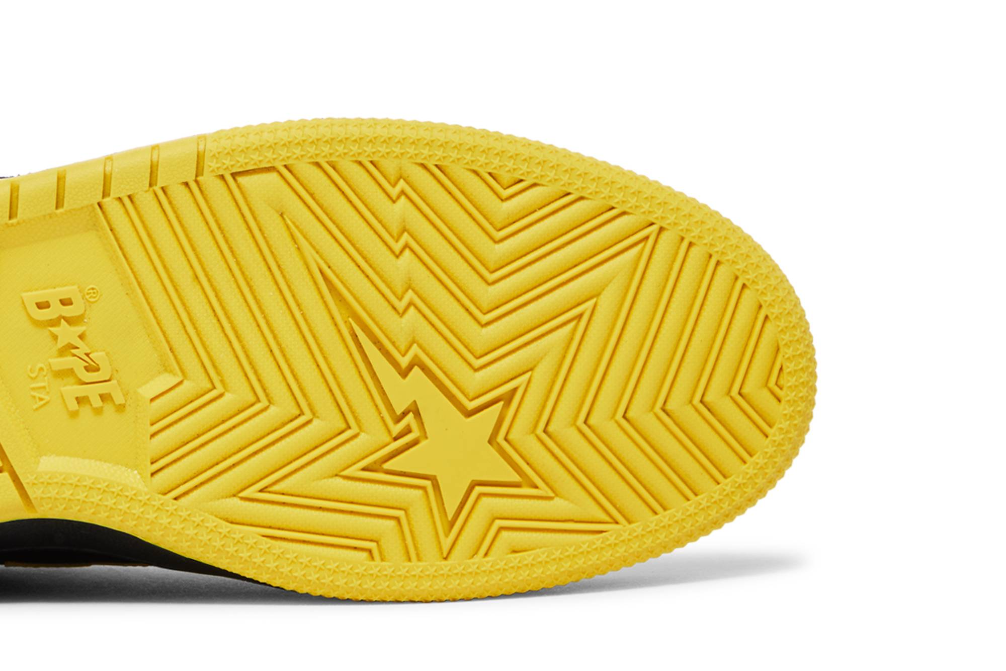 Purchase 베이프 스케이트 스타 '블랙 일렉트릭 옐로우' 001FWG701031X