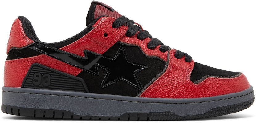 BAPE Sk8 Sta 'Hitam Merah' 1H80191003-RED Buy BAPE Sk8 Sta 'Hitam Merah' 1H80191003-RED