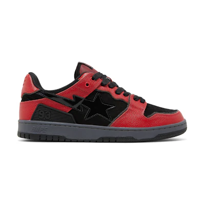 BAPE Sk8 Sta 'Black Red'
