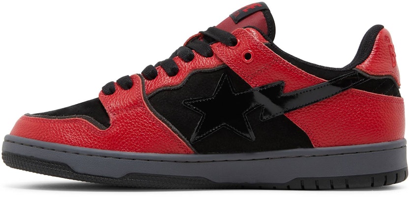 BAPE Sk8 Sta 'Hitam Merah' 1H80191003-RED Lookbook BAPE Sk8 Sta 'Hitam Merah' 1H80191003-RED