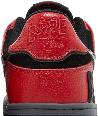 BAPE Sk8 Sta 'Hitam Merah' 1H80191003-RED Sizing BAPE Sk8 Sta 'Hitam Merah' 1H80191003-RED