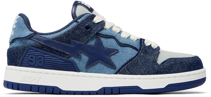 BAPE Sk8 Sta 'Denim' Zapatillas de Skate Denim 1J30191022-IND Buy BAPE Sk8 Sta 'Denim' Zapatillas de Skate Denim 1J30191022-IND