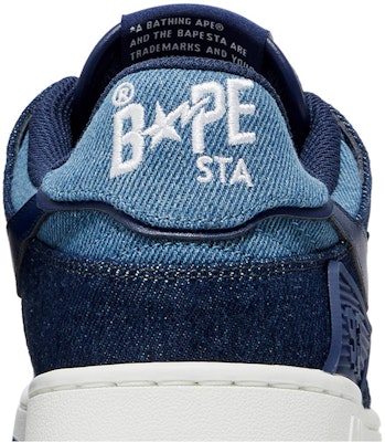 BAPE Sk8 Sta 'Denim' Zapatillas de Skate Denim 1J30191022-IND Sizing BAPE Sk8 Sta 'Denim' Zapatillas de Skate Denim 1J30191022-IND