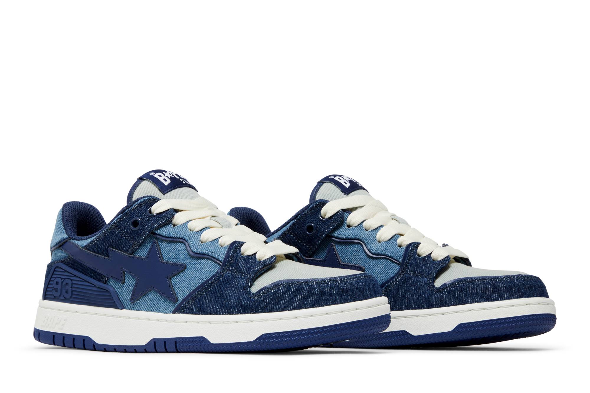 Cheap BAPE Sk8 Sta 'Denim' Zapatillas de Skate Denim 1J30191022-IND