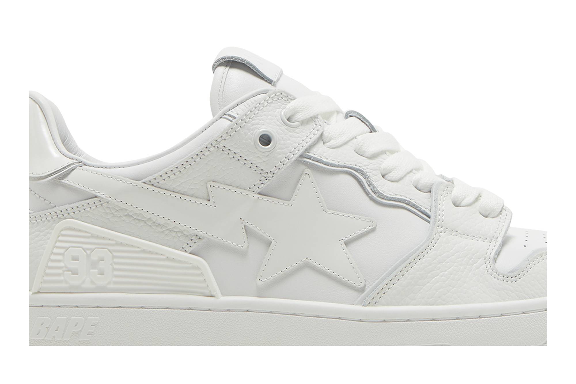 Order BAPE SK8 Sta 'Triple White' 1H80191009-白