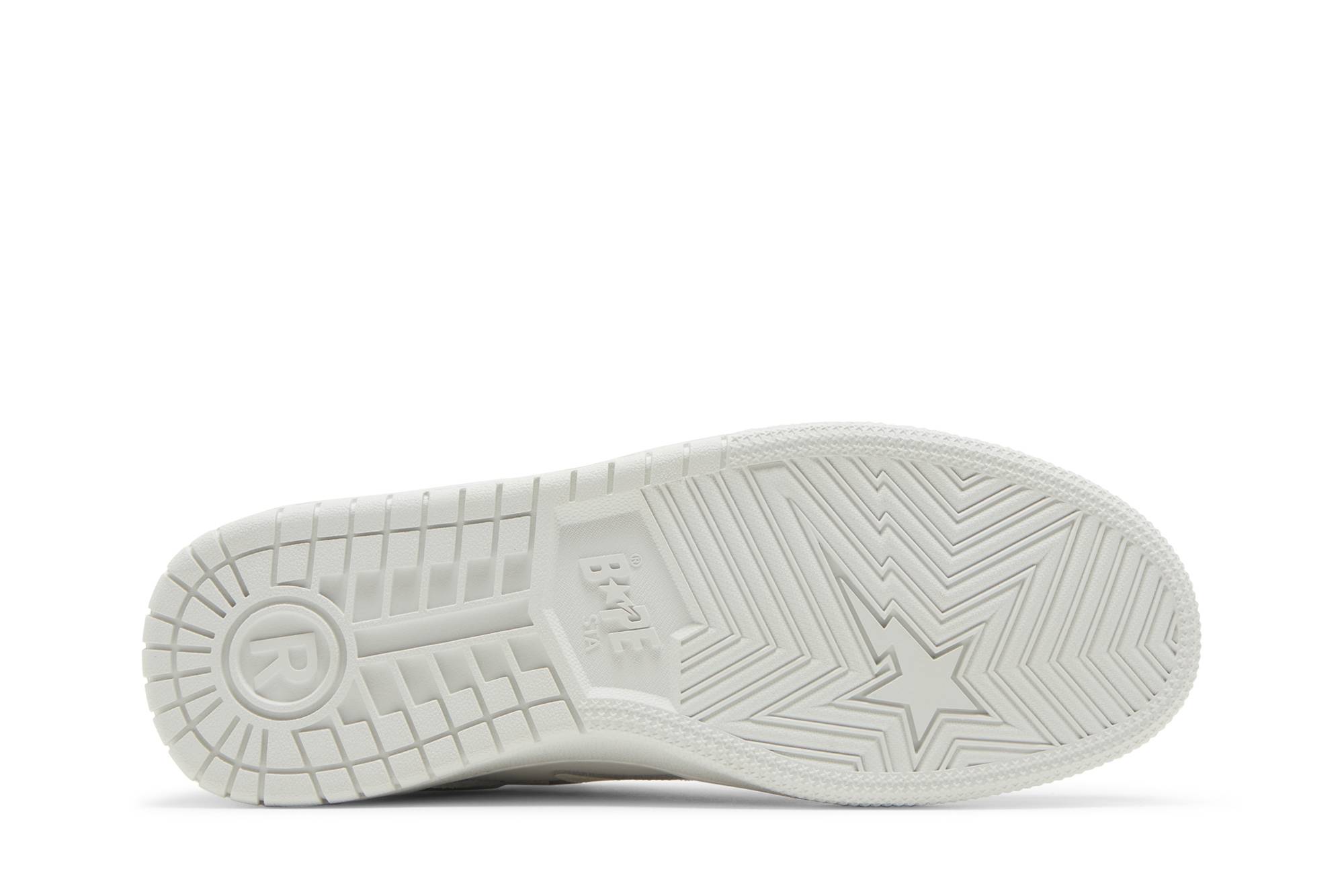 Shop BAPE SK8 Sta 'Triple White' 1H80191009-白