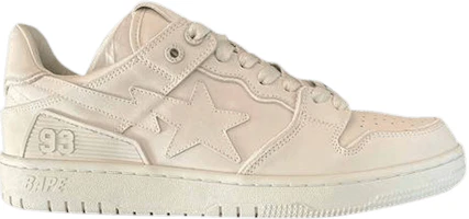 BAPE Sk8 Sta 'Triple White' M191009 BAPE Sk8 Sta 'Triple White' M191009