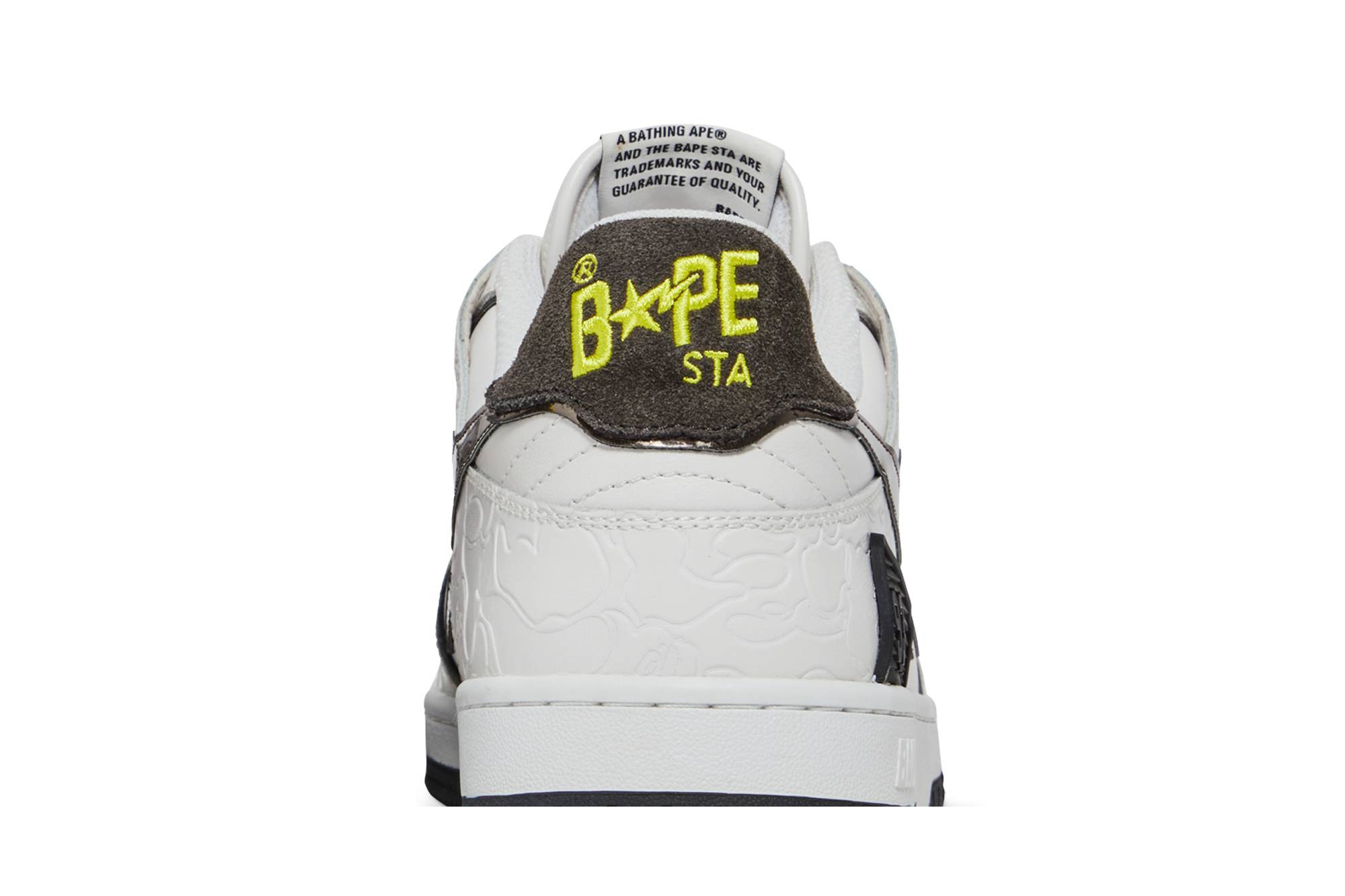 Sizing BAPE Sk8 Sta '白色金属银' 1H80191020-WHT