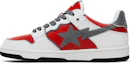Lookbook BAPE Sk8 Sta '白紅' 1H80191017-RED