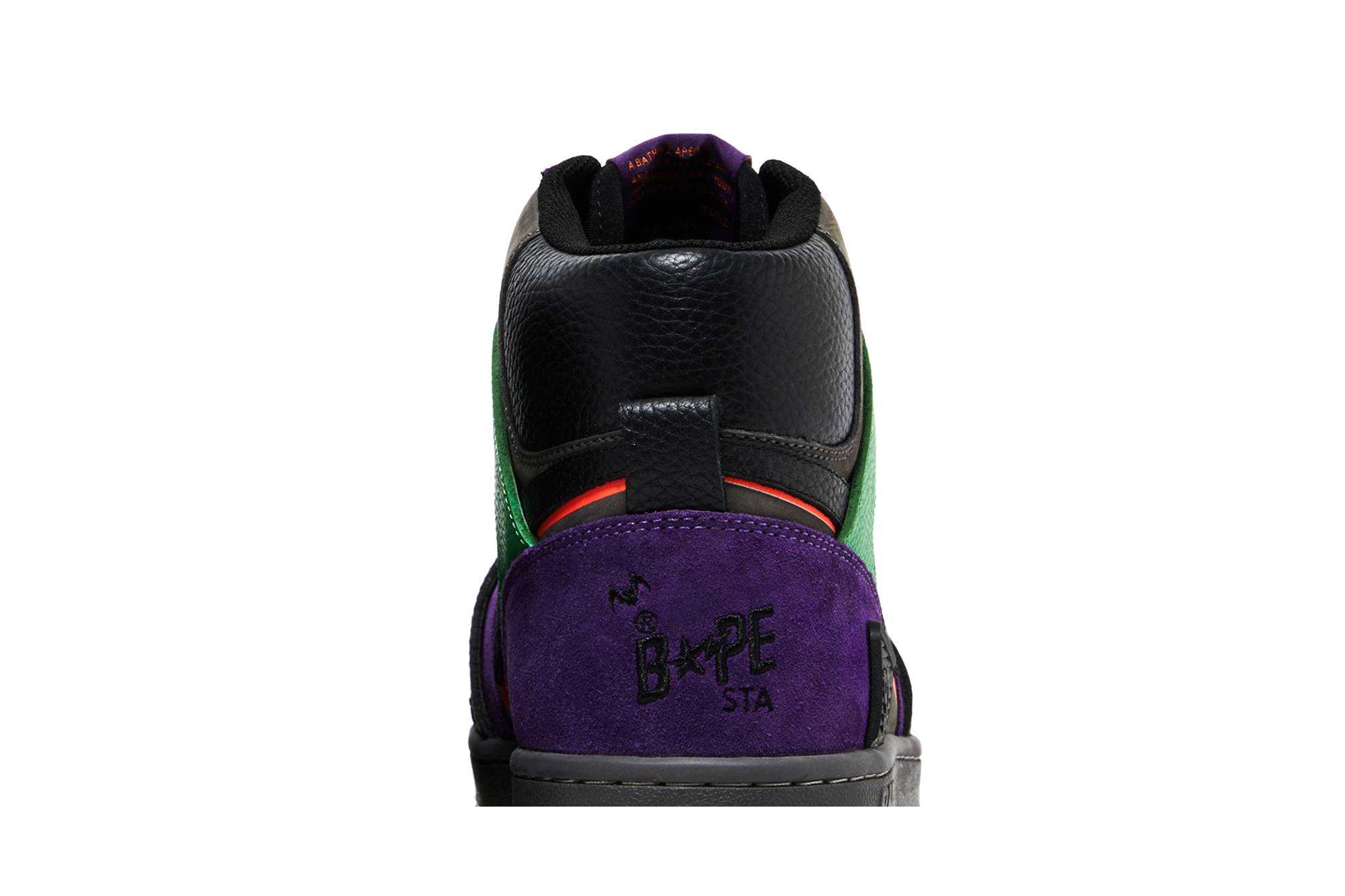 Sizing BAPE Sk8 Sta Tinggi 'Halloween' 1FWH701019