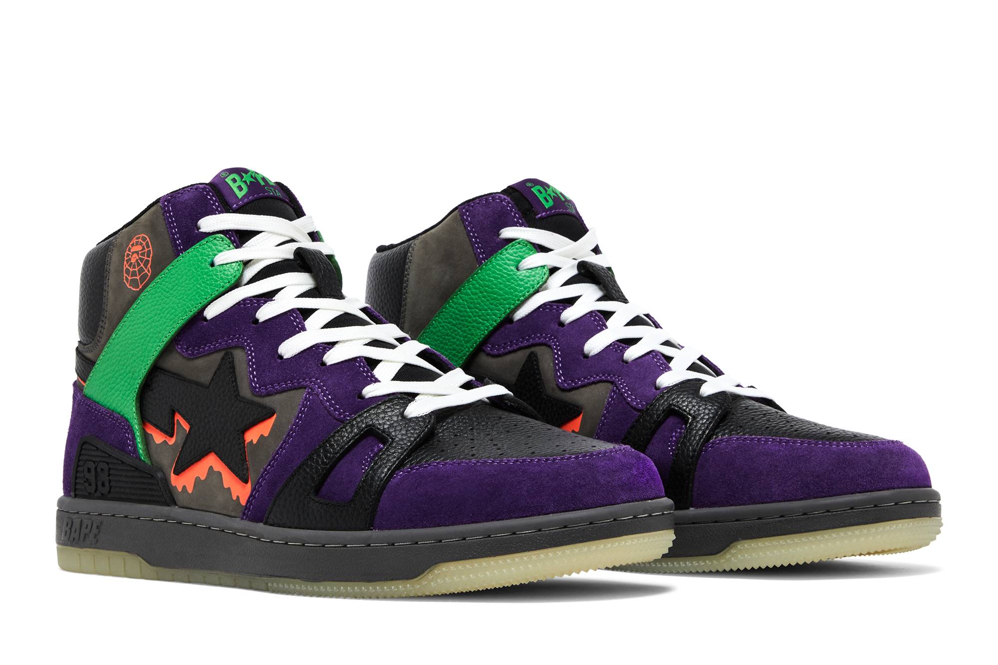 Cheap BAPE Sk8 Sta Tinggi 'Halloween' 1FWH701019