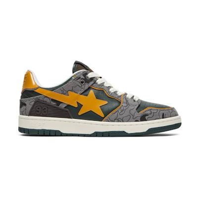 BAPE Sk8 Sta Low 'Green Camo'