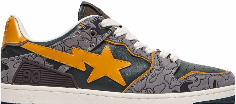 베이프 스케이트 스테이 로우 '그린 카모' 1H80191007-GRN Order 베이프 스케이트 스테이 로우 '그린 카모' 1H80191007-GRN