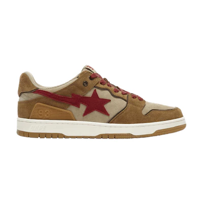 BAPE Sk8 Sta Low 'Wheat Red'