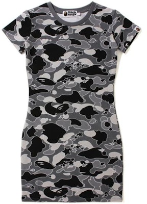 BAPE修身迷彩短袖連帽洋裝 0ZXDSW235501H Order BAPE修身迷彩短袖連帽洋裝 0ZXDSW235501H