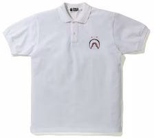 BAPE Small Shark Polo White BAPE Small Shark Polo White