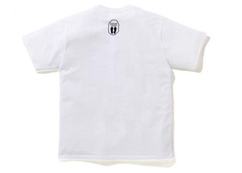 BAPE Social Distance Shark Figure Tee White 圖 2