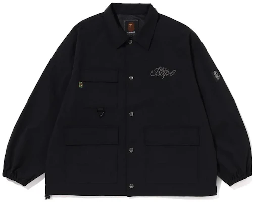 BAPE Jaket Saku Bordir Logo Warna Solid - Outerwear Kasual 7J30-140-001 Buy BAPE Jaket Saku Bordir Logo Warna Solid - Outerwear Kasual 7J30-140-001