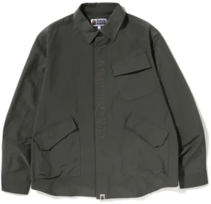 BAPE Jaket Lengan Panjang Poket Warna Solid 1J30-131-007 Lookbook BAPE Jaket Lengan Panjang Poket Warna Solid 1J30-131-007