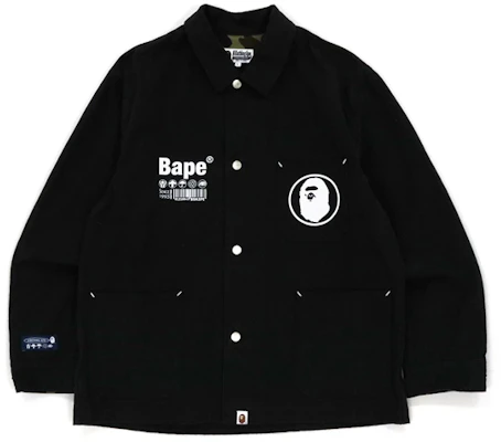 Chaqueta BAPE con Letras Sólidas Impresas y Botones. 1H80-140-023 Buy Chaqueta BAPE con Letras Sólidas Impresas y Botones. 1H80-140-023