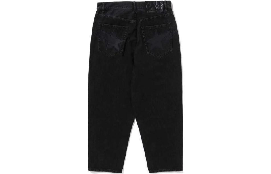 Purchase BAPE 金屬標誌寬鬆版型牛仔褲 男款. 1J80-150-053