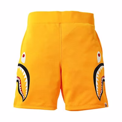 BAPE Solid Shark Print Casual Shorts . 0ZXSPM153010E