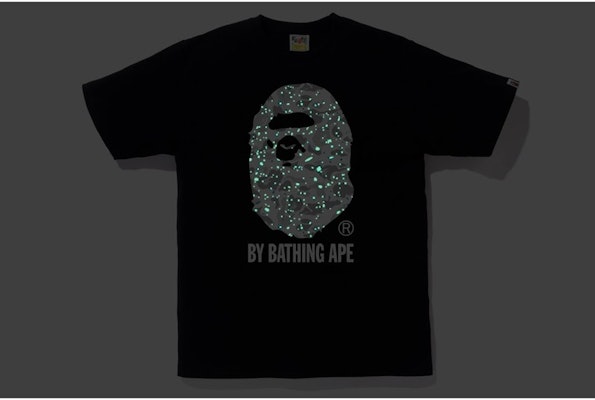 BAPE Space Camo By Bathing Tee Black Order BAPE Space Camo By Bathing Tee Black