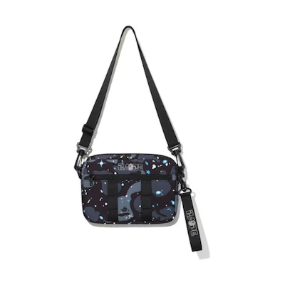 BAPE Space Camo Shoulder Bag Black