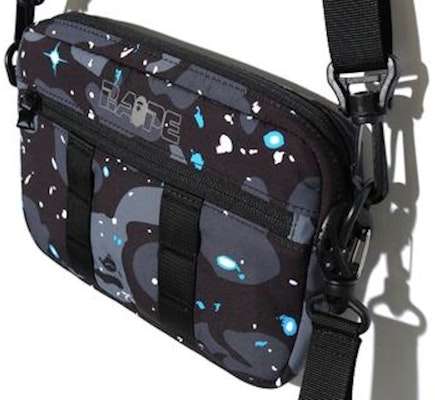 BAPE Space Camo Shoulder Bag Black Lookbook BAPE Space Camo Shoulder Bag Black