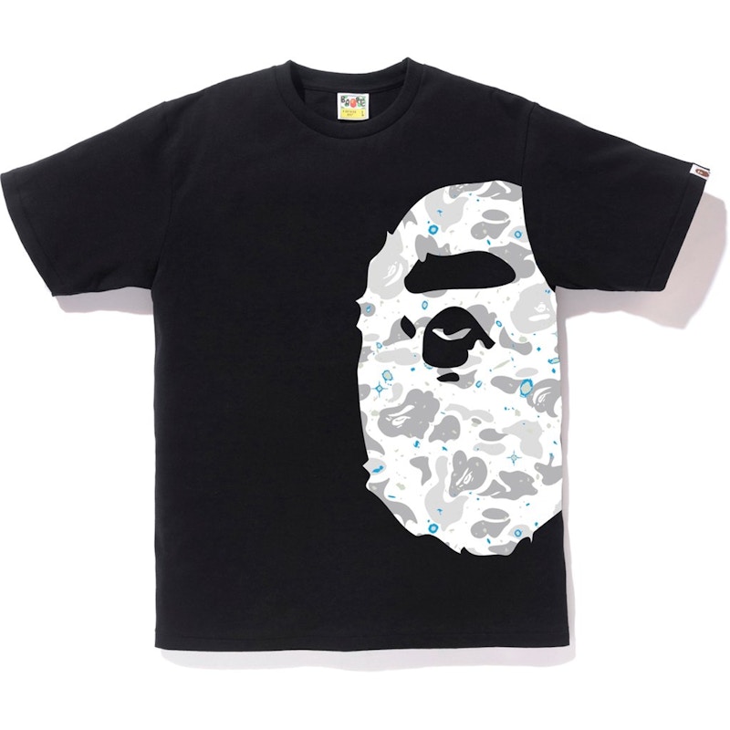 Buy Bape Space Camo Side Big Ape Baju-T Hitam
